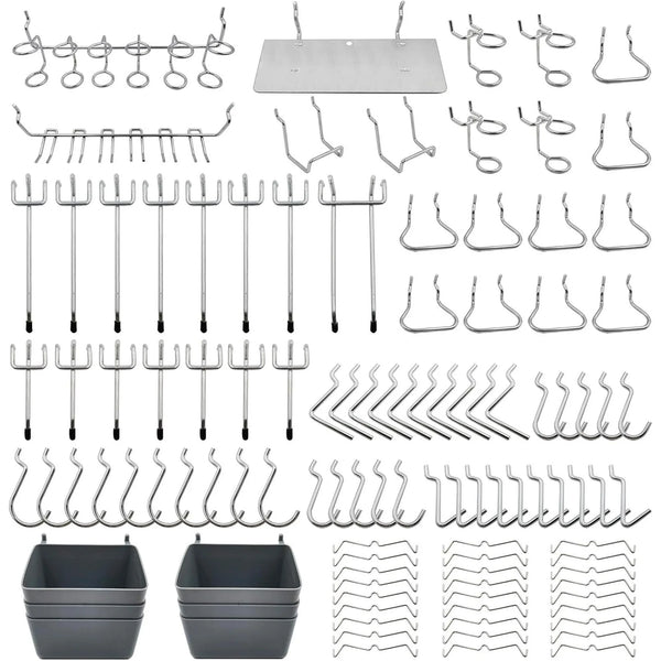 151PCS Pegboard hook kit for Organizing Various Tools