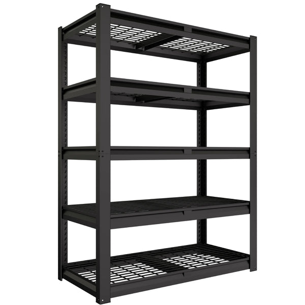 Prilinex 2750LBS Metal Storage Shelves Garage Shelving Unit 5 Tier Heavy Duty Storage Rack for Warehouse Pantry Closet, 36"W x 16"D x 72"H