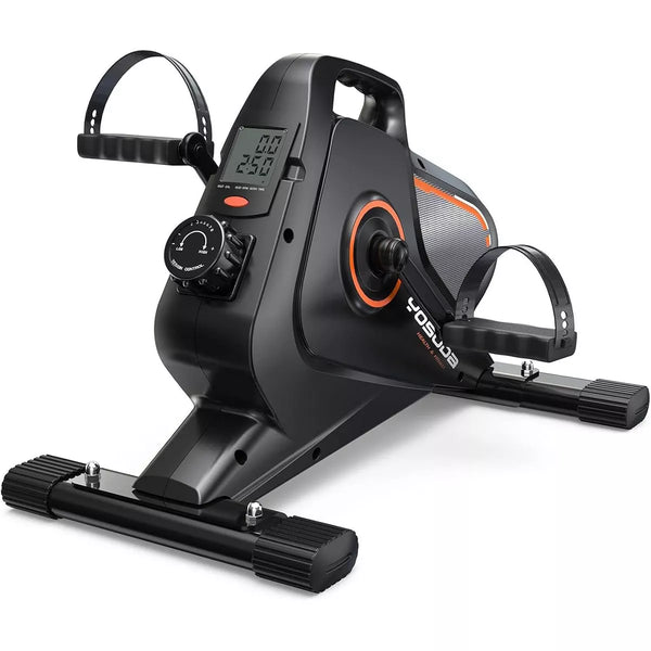 YOSUDA Under Desk Bike Pedal Exerciser - Magnetic Mini Exercise Bike for Arm/Leg Exercise, Desk Pedal Bike for Home/Office Workout