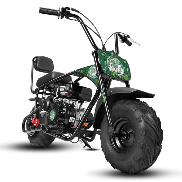 Oryxearth 99cc 4-Stroke Mini Bikes, Gas Powered Mini Dirt Bike, up to 24 mph, Green
