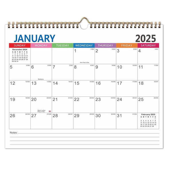 VINAUO 2025-2026 Desk Calendar,18 Months Wall Calendar,14.5x11.5 in form Januaty 2025-June 2026,Thick Paper with Julian Dates and Block for Office,Home,School