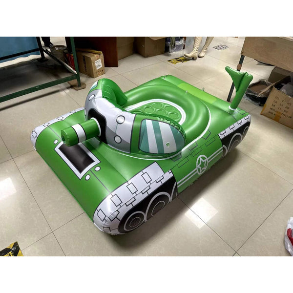 GVDV Inflatable Tank Pool Float for Adults & Kids, 61 x 44 Ride-On Float with Water Squirt Guns, Ideal for Summer Beach Pool Party Water Battle Games