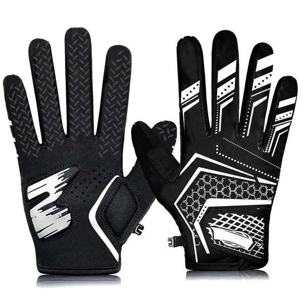 JASCOPRO Baseball Batting Gloves for Youth, L Size, 1 Pair, Black