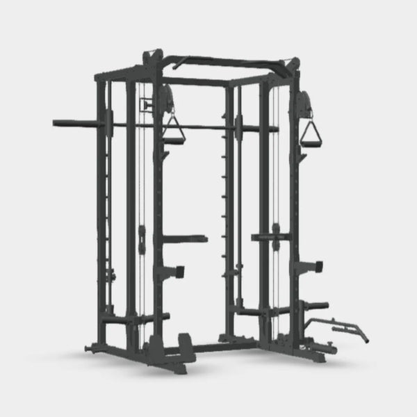 WARIOUT Pro Smith Machine – All-in-One Gym System with 2000LB Weight Capacity, Dual Safety Stops, & 7° Barbell Path – Commercial-Grade Home Gym Equipment for Squats, Bench Press & More