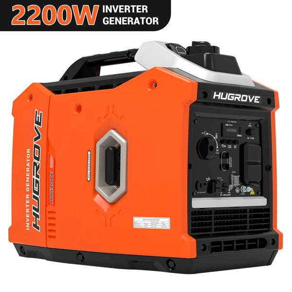 Segmart 2200W Portable Inverter Generator, Gas Powered Super Quiet Generator with 6H Runtime, Eco-Mode, Ultra Lightweight Design for Camping, Home Backup & RV Use, EPA Compliant
