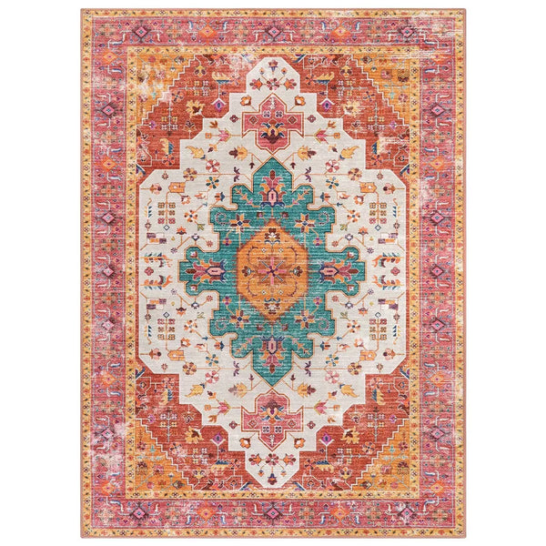 Lahome Ultra-Thin Washable Area Rug– Non-Slip Carpet for Girls Bedroom, Living Room,Office,Entryway,or Kitchen