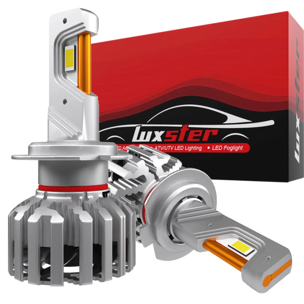 LUXSTER 2025 HolyKnight, 30000lm 55W H7 LED Headlight Bulbs, Foglight Bulbs, Super Bright, 6000K Cool White, Pack of 2