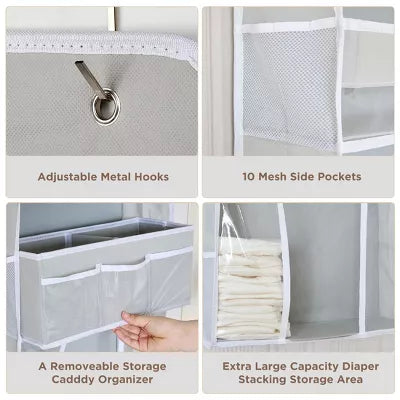 BabyBond Over Door Organizer,5 Shelf Hanging Door Organizer
