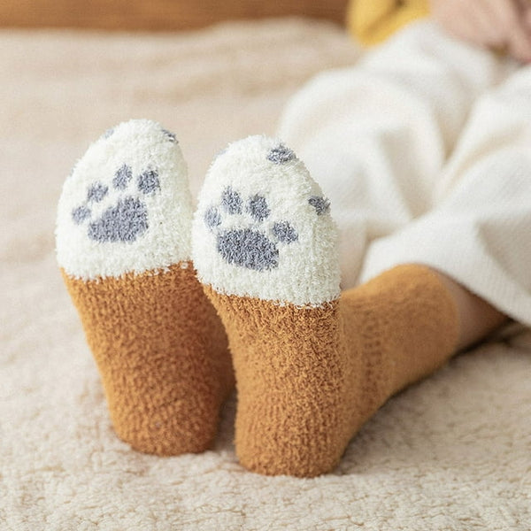 Fenmor Women Fuzzy Slipper Socks Winter Soft Cozy Plush Fluffy Socks