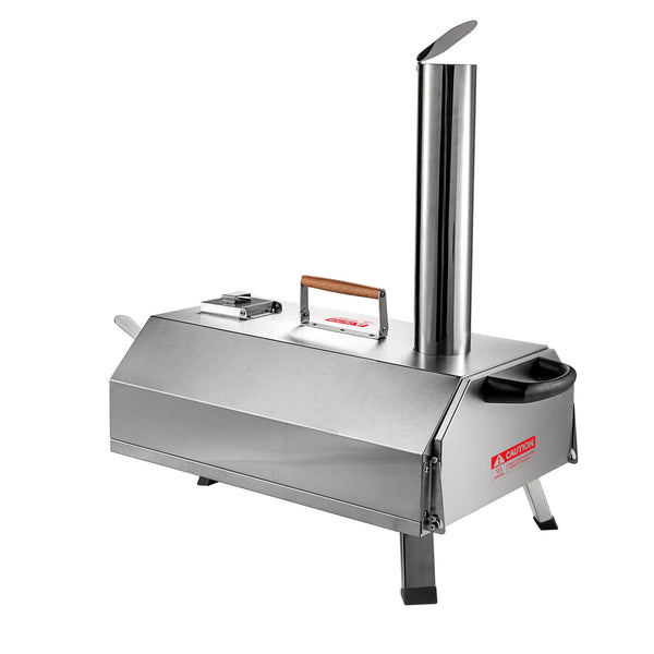 12" Multi-Fuel Outdoor Pizza Ovens, Portable Pizza Maker, Stainless Steel Pizza Grill, Perfect for Patio, Garden, Backyard