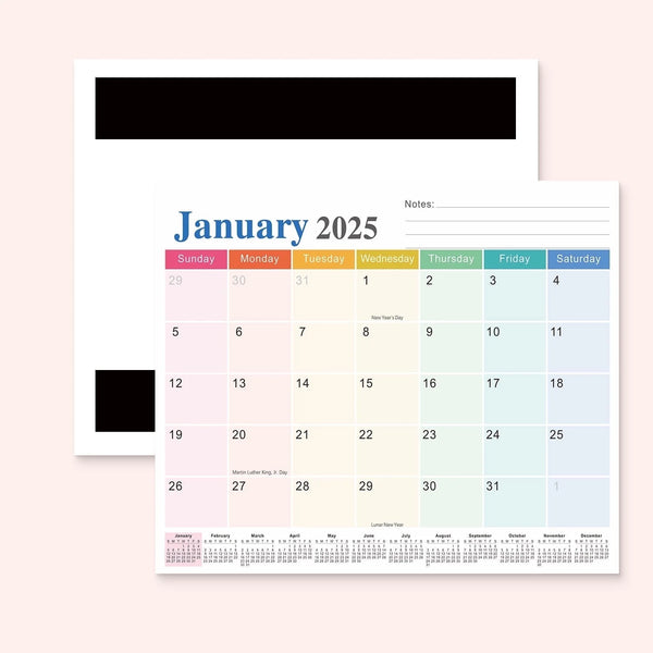 VINAUO 2025 Magnetic Calendar for Refrigerator, 11"x10" Fridge Calendar Magnet Runs Until June 2026, 18 Monthly Refrigerator Calendar for Easy Organization