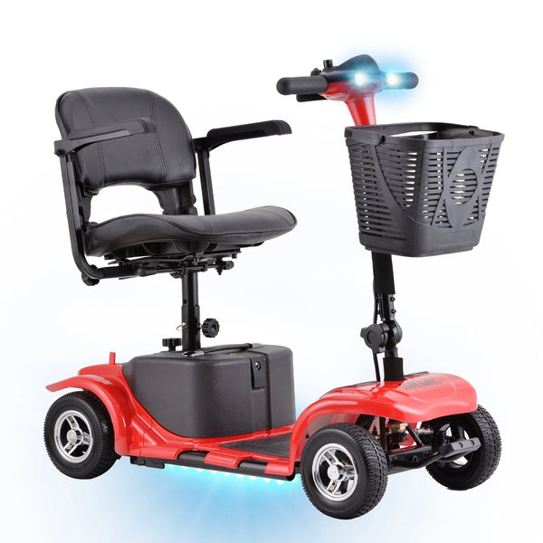 SKMC 4 Wheel Mobility Scooter,Mobility Scooter for Adults, Senior, Electric Powered Chargeable Device for Travel