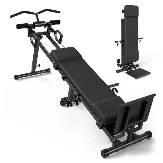 Syedee Total Home Gym, Multi-Functional Workout Machine with Total Over 100 Exercises, 700LBS Body Weight Resistance Training Equipment with Weight Holder, Home Gym Equipment