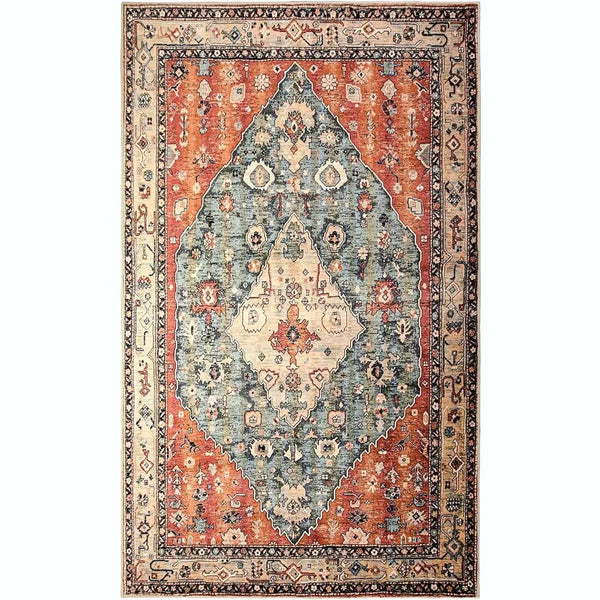 Lahome Washable Modern Area Rug-Soft Carpet for Living Room, Bedroom, or Office