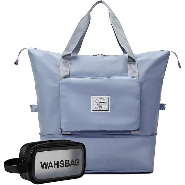 Fenmor Fenamor Gym Bag Travel Duffle Carry On Weekender Bag with Wet Pocket Toiletry Overnight Tote for Adult Women Men
