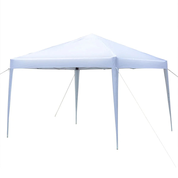 Canopy Tents for Outside, SEGMART 10' x 10' Canopy Tent, Sunshade Outdoor Canopy, Portable Shade Canopy with Carry Bag, Outdoor Party Canopy Tent, for Party Wedding Camping, White, I7296