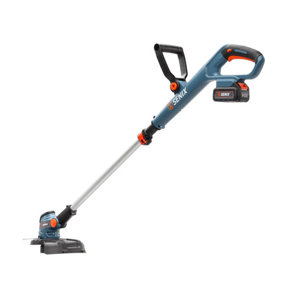 SENIX 20V 10" Cordless Weed Eater, Grass Trimmer, Telescoping Rotating Shaft, Adjust Head & Assistant Grip, Auto Line Feed w/ 2.5Ah Battery & Charger, GTX2-M