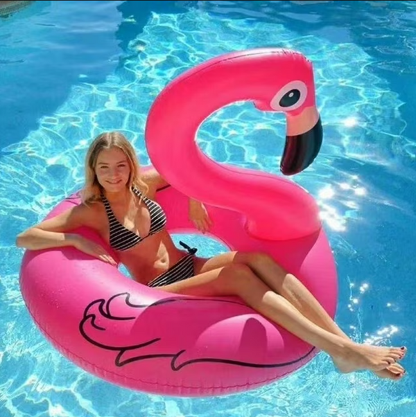 Fenmor 2-Pack Flamingo Unicorn Pool Floats - Inflatable Summer Pool Toys, Tropical Party Decorations, Beach Lake Vacation Floating Loungers for Adults Kids, Fun Swim Rings Rafts & Outdoor Water Decor