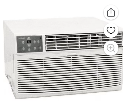 Seizeen 8000BTU Window Air Conditioner, Smart AI Inverter AC for Home Apartment, 42dB Super Quiet for Baby Room, 35% Energy Saving Up to 350 Sq. ft., Easy T-design Assembly, WiFi Control