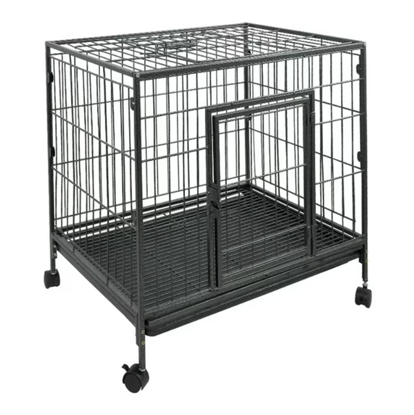 Suchown Dog Crate for Small Dogs, Indoor Dog Kennel with Playpen, Pet Cage, 23.6 L  17 W  23 H