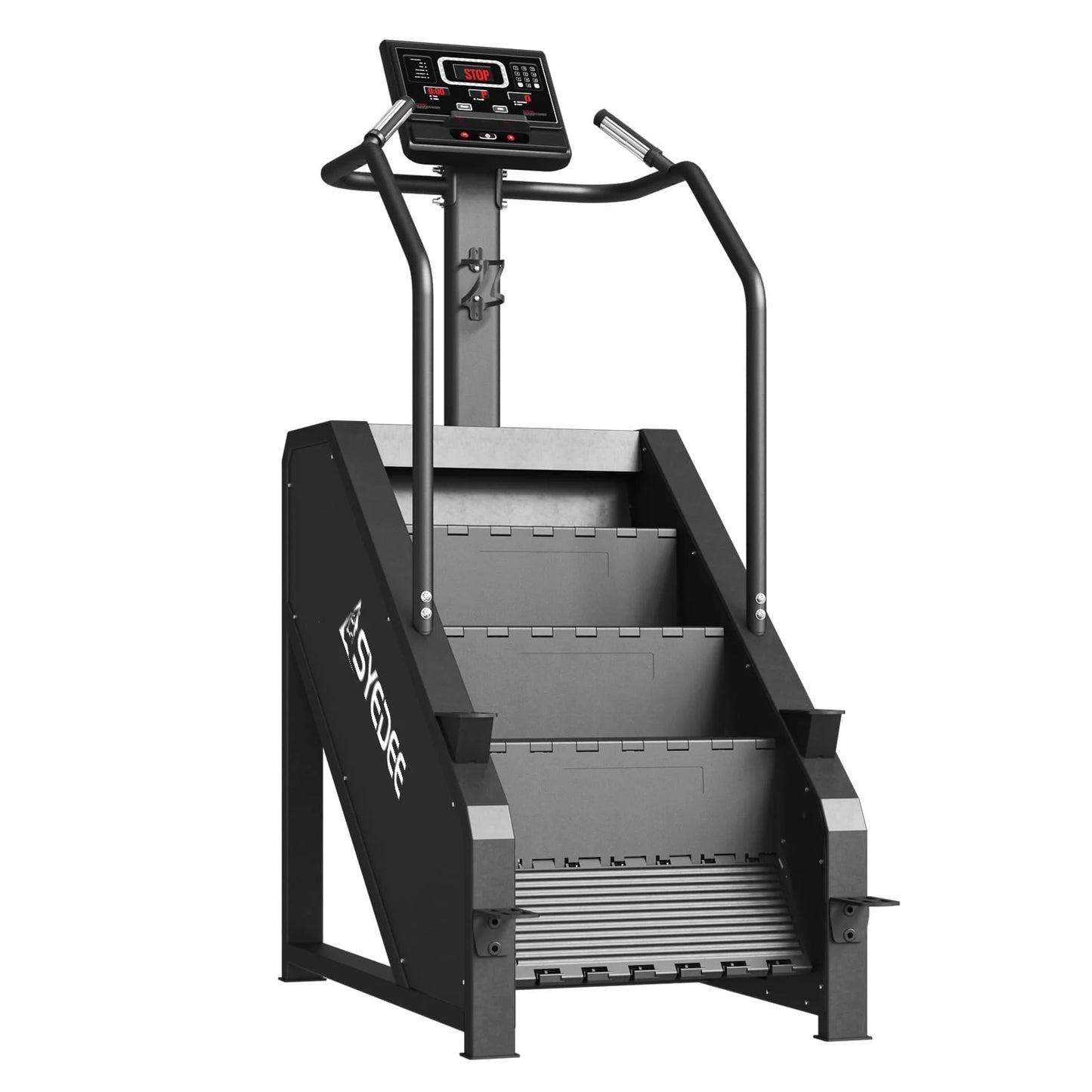 syedee Stair Machine with LED Screen, Stepmill Exercise Machine with 12 Workout Programs, 441 LBS Step Machine, 24-164 Steps/Minute(Black)