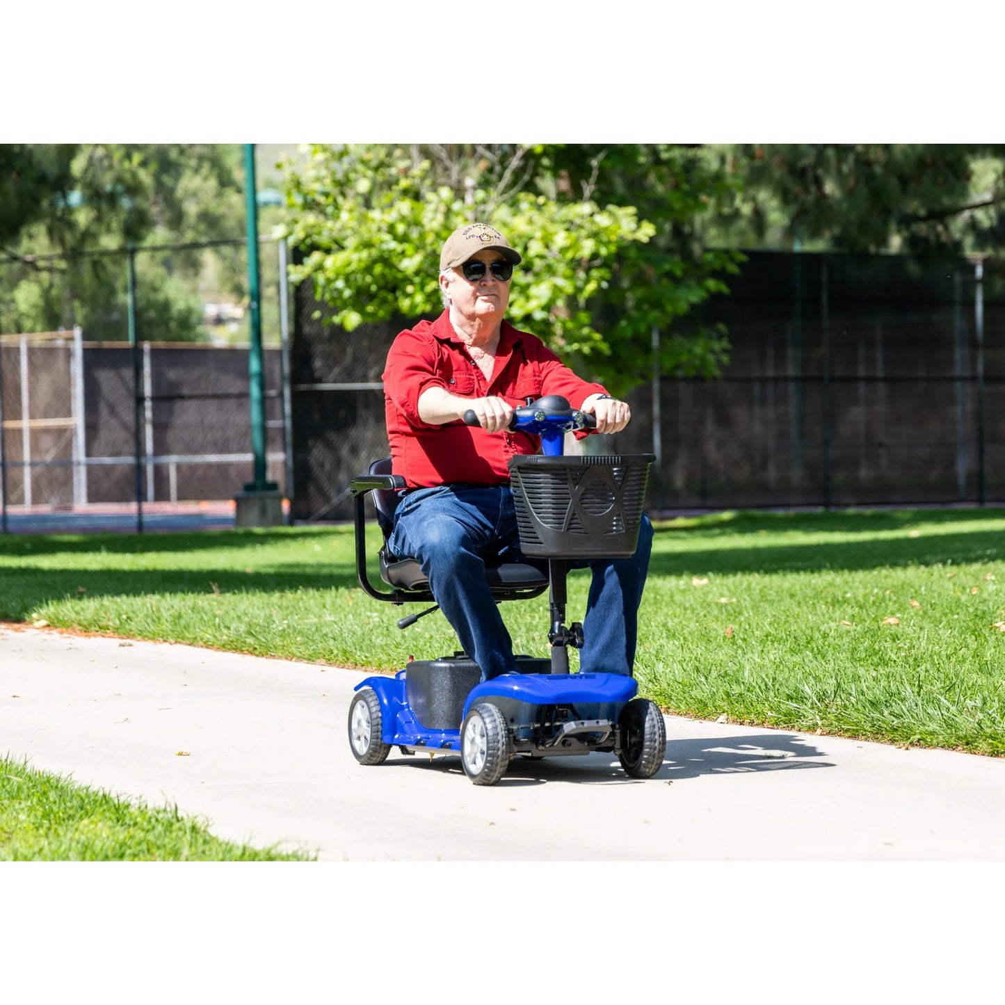 SKMC 4 Wheel Mobility Scooter,Mobility Scooter for Adults, Senior, Electric Powered Chargeable Device for Travel