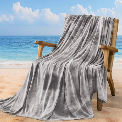 Inhand Gray Fuzzy Wearable Hoodie Blanket - Oversized Cozy Polyester Sweatshirt for Women, One Size Fits All - The Perfect Warm Gift