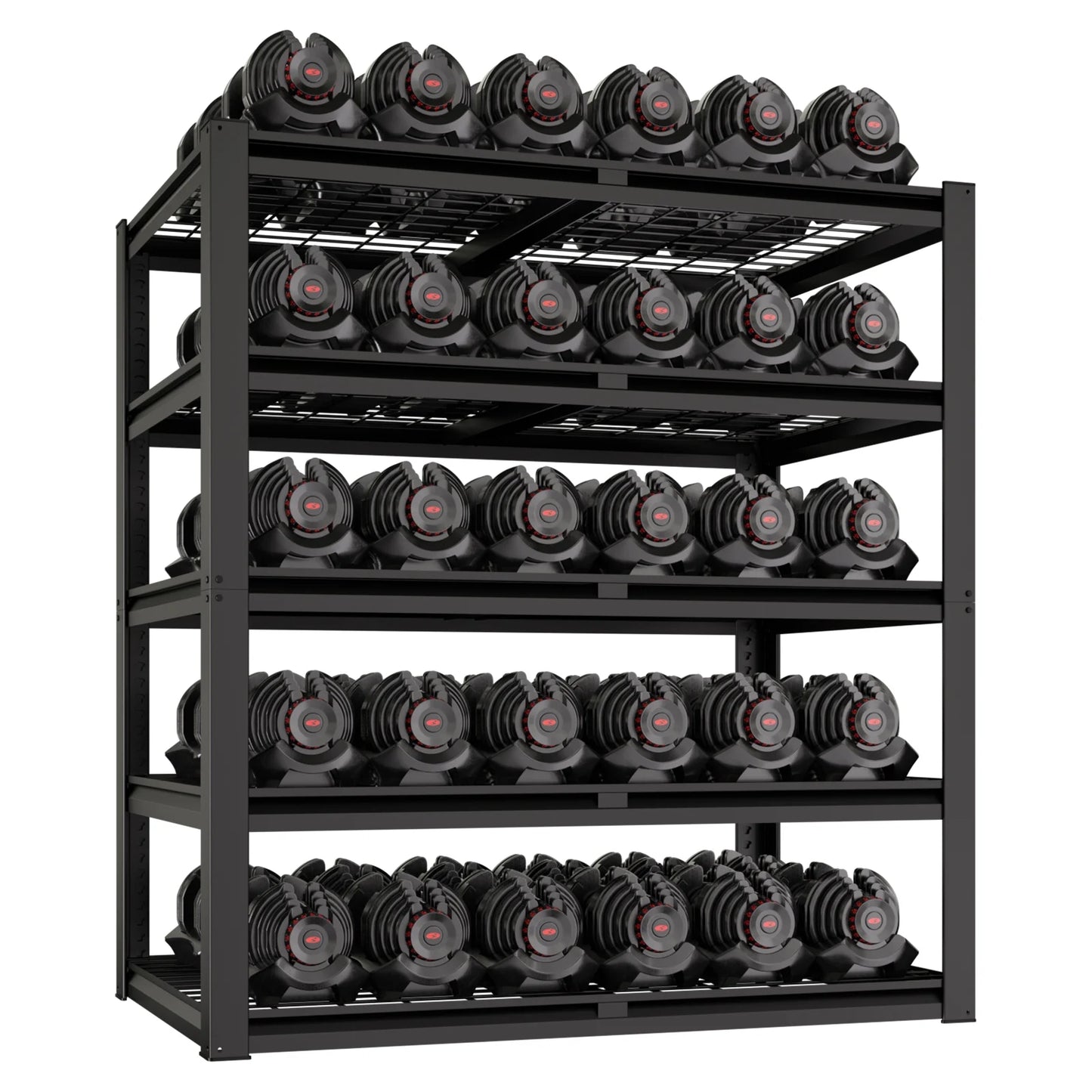 Prilinex 2200LBS Metal Storage Shelves Wire Shelving Unit Garage Storage Rack 40"W x 20"D x 60"H Heavy Duty Industrial Shelving