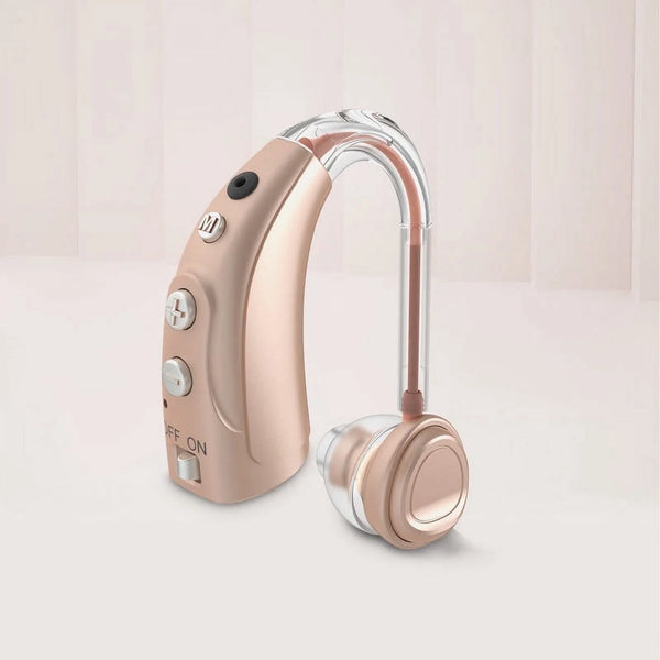 ELCTRTICI VHP-1710 Hearing Aid for Adults with 16 Channels & 4 Modes, Sound Device with Intelligent Noise Reduction Function, Advanced User-Friendly Audio Device, for Hearing Loss, Single (Beige)