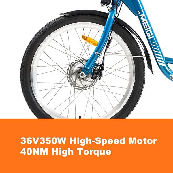 Skeri Electric Tricycle for Adults, 750W(Peak 1350W) Motor, 48V13Ah Battery, 20"x4" Folding Fat Tire 3-Wheel Electric Trike, 20MPH, Hydraulic Brakes, Rear Basket & Differential