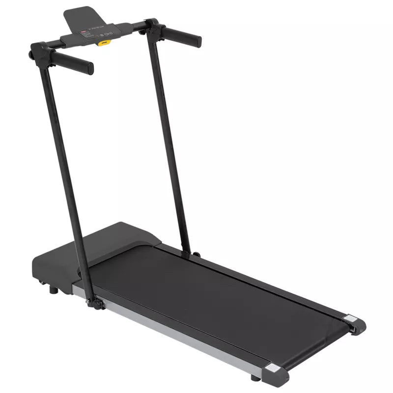 BestParts Folding Treadmill for Home, Indoor Running Machine with LED Display, Walking & Jogging Electric Treadmill with Wheels, 7.5MPH, Black