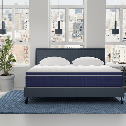 CICIMLU 12 inch Queen Mattress ,Hybrid Mattresses Medium Firm in a Box