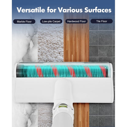 CareVac Cordless Stick Vacuum Cleaner Lightweight For Carpet Pet Hair