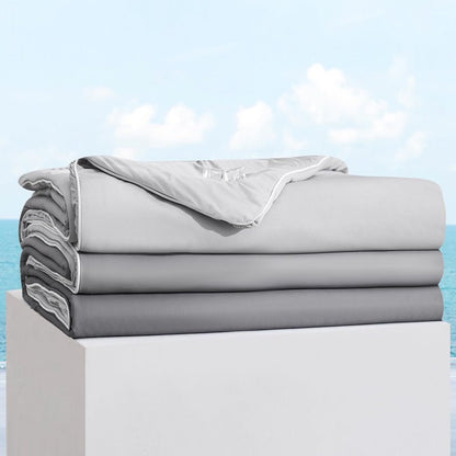 Aship Cooling Comforter King Size for Hot Sleepers, Dual-Side Arc-Chill Cool Fabric, Q-Max>0.5, Gradient Design, Cooling Blanket for Summer