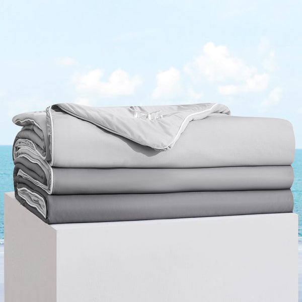 Aship Cooling Comforter King Size for Hot Sleepers, Dual-Side Arc-Chill Cool Fabric, Q-Max>0.5, Gradient Design, Cooling Blanket for Summer