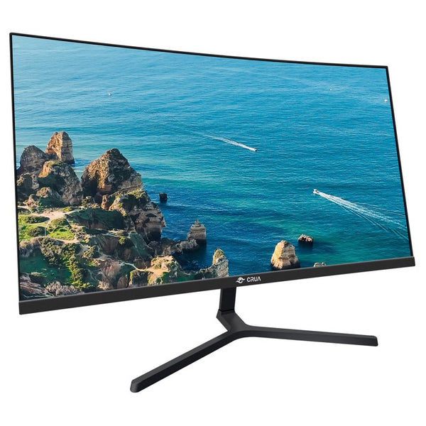 CRUA 27 Inch Gaming Monitor, UHD(3840 * 2160P) 144Hz IPS Computer Monitor, 99% sRGB, AMD Freesync, HDMI & Displayport, Low Blue Light, Built-in Speaker, White
