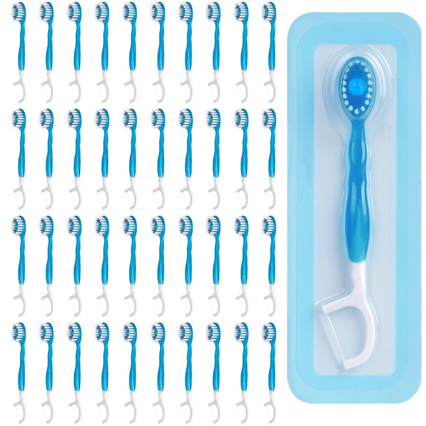 Disposable Mini Travel Toothbrushes 40 Count