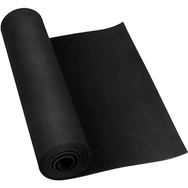 Do²ping Black EVA Foam Sheet Clearance, (1-10mm) Thick EVA Foam Cosplay, 49"x13.5" with High Density 86kg/m3 Eva Foam Roll for Art Craft Halloween Costume DIY Project (1mm Black)