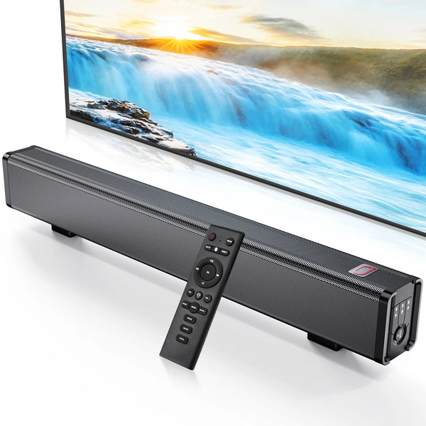 FanFun Soundar for TV, 2.0 Channel TV Sound Bar with Bluetooth and HDMI-ARC Connectivity, Soundbar with Bass Reflex Speaker