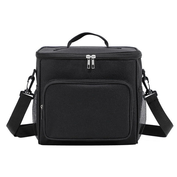 TRANSLINK Large Lunch Bag for Adult Men Women Insulated Lunch Box Leakproof Tote with Large Capacity,Black (10.5L)