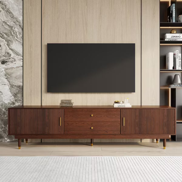JVNOXK-Medieval Modern TV Stand Entertainment Center with Storage Drawers, Living Room Bedroom Media Cabinet