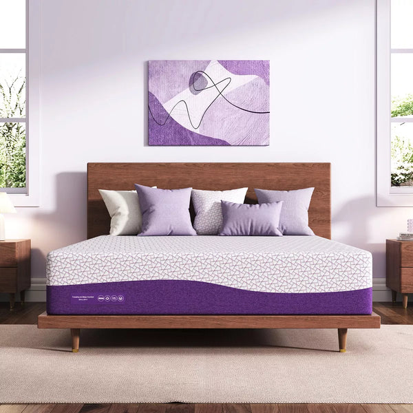 Sersper 12 inch AeroChar Cooling Gel Memory Foam Mattress, CertiPUR-US & OEKO-TEX Certified