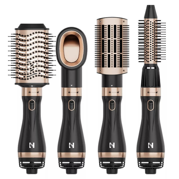 NICEBAY Hot Air Hair Brush, Blow Dryer Brush, Hot Air Styling Brush, Blowout Brush, Hair Dryer Brush for All Hair Types