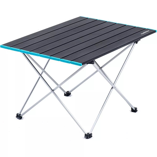 Naturehike FT08 Portable Camping Table, Ultralight Aluminum Folding Beach Table with Carry Bag for Outdoor Cooking, Picnic, Camp, Boat, Travel