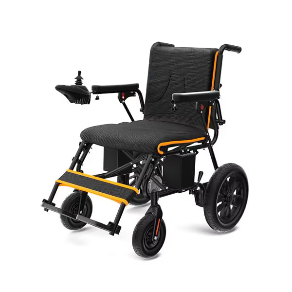 KERDOM Electric Wheelchairs for Adults Lightweight Foldable, 500W Dual Motors Power Wheelchair, All Terrain Travel Motorized Wheelchairs for Seniors