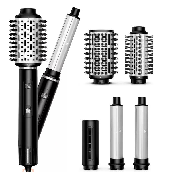 NICEBAY Hair Dryer Brush, Blow Dryer with 110000RPM Brushless Motor, Rotating Hot Air Brush with Diffuser Drying, Curling, Volumizing, Straightening