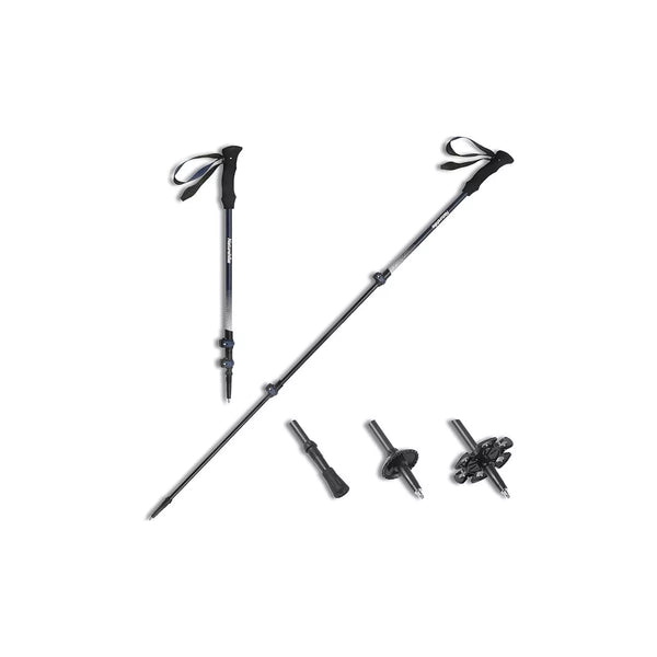 Naturehike 1pc Trekking Poles Carbon 169g Adjustable Ultra-Lightweight Hiking Sticks Unisex Walking Stick with Accessories for Outdoor,Navy Blue
