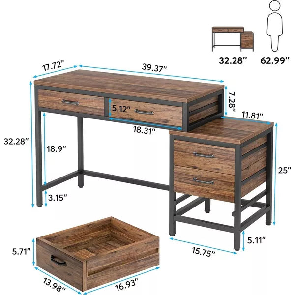 Tribesigns 51.18" Office Desk