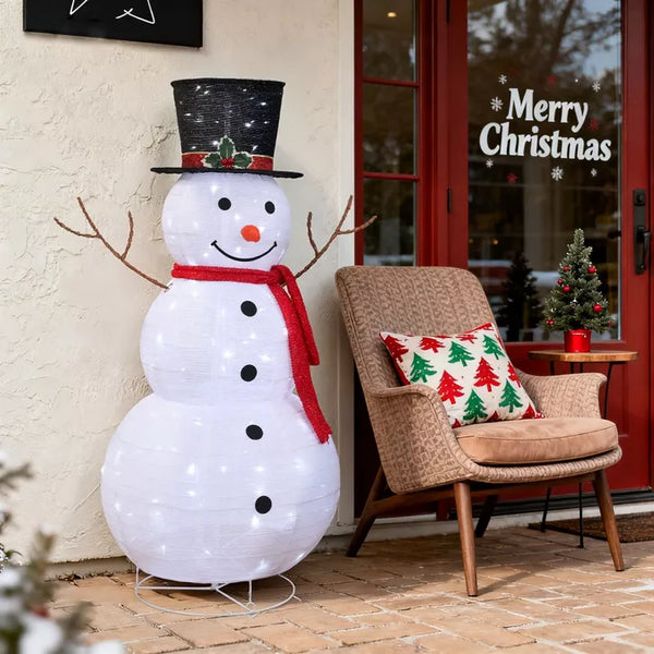 Karl Home 4ft Pre-lit Christmas Snowman Decoration