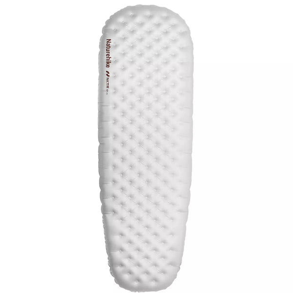 Naturehike Ultralight Insulated Sleeping Pad with R5.8,3.2in Thickened Patchworkable Inflatable Double Sleeping Mat for Camping with Inflatable Bag